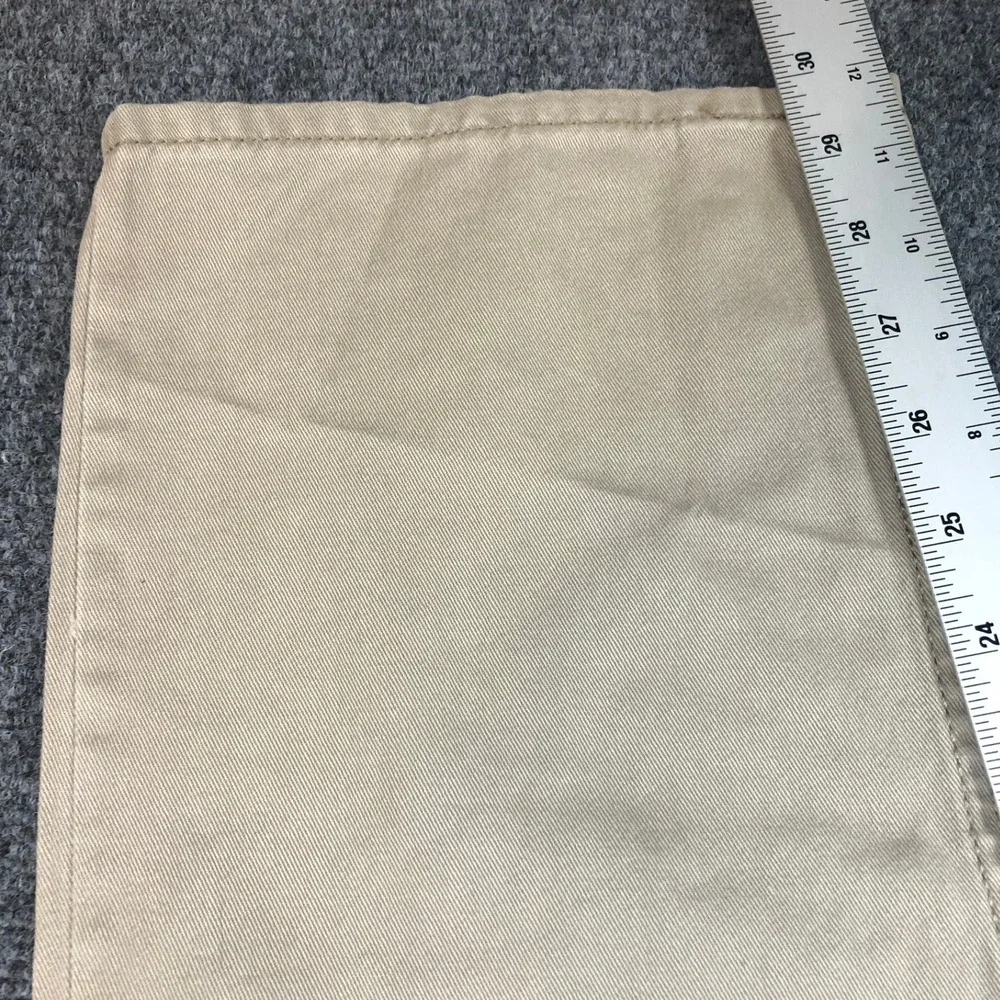Old Navy Mens Straight Built-In Tough Khaki Pants Tan 38x32 339231-00-1